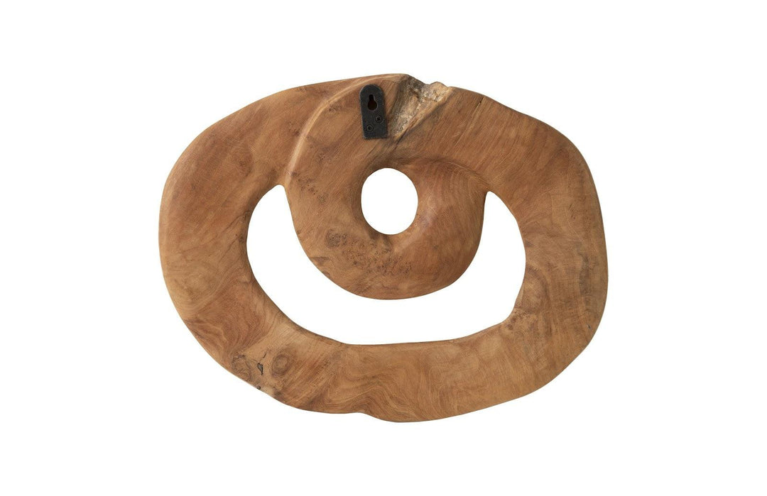 SwayLiving Swirl Wall Tile, Teak Wood, Assorted WALL ACCENTS
