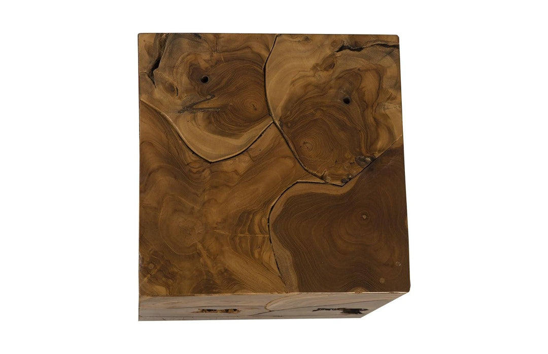 SwayLiving Teak Slice Side Table ACCENT TABLES