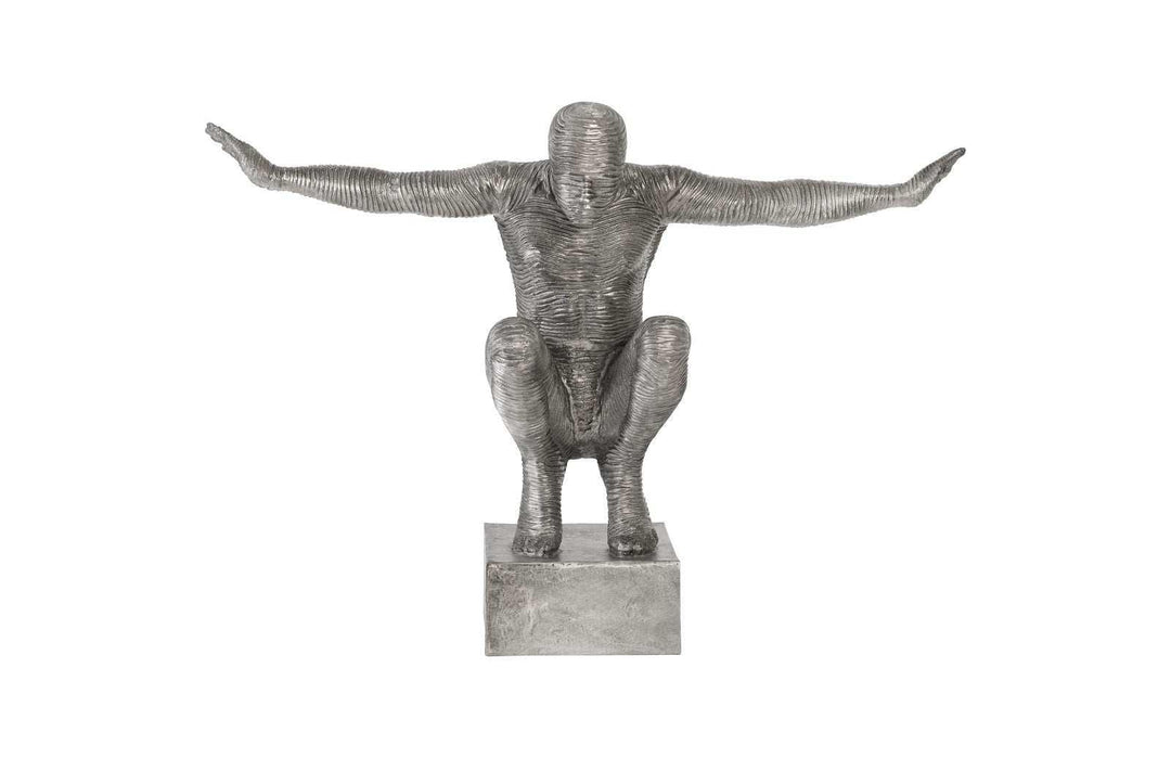 SwayLiving Outstretched Arms Sculpture, Aluminum, Large DECORATIVE OBJECTS
