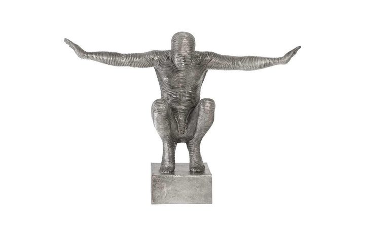 SwayLiving Outstretched Arms Sculpture, Aluminum, Large DECORATIVE OBJECTS