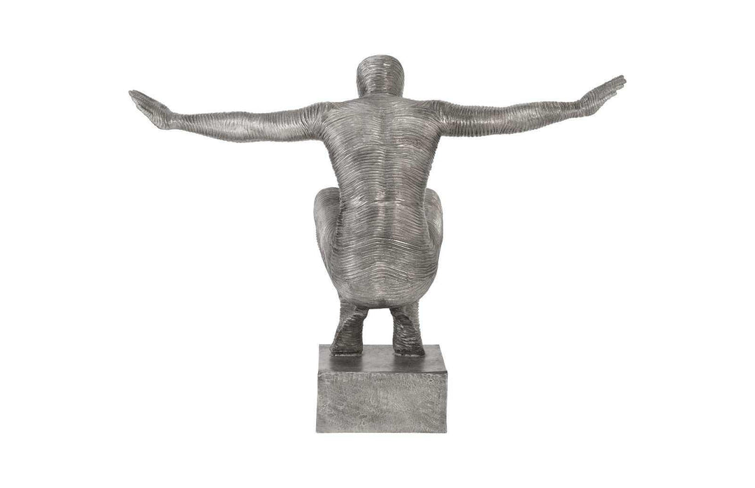 SwayLiving Outstretched Arms Sculpture, Aluminum, Large DECORATIVE OBJECTS