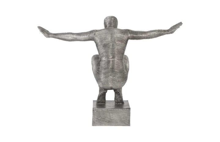 SwayLiving Outstretched Arms Sculpture, Aluminum, Large DECORATIVE OBJECTS