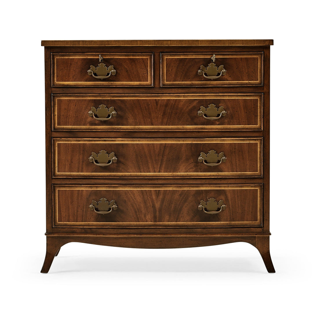 SwayLiving Buckingham Mahogany Bedside Chest of Drawers SIDEBOARDS + CREDENZAS