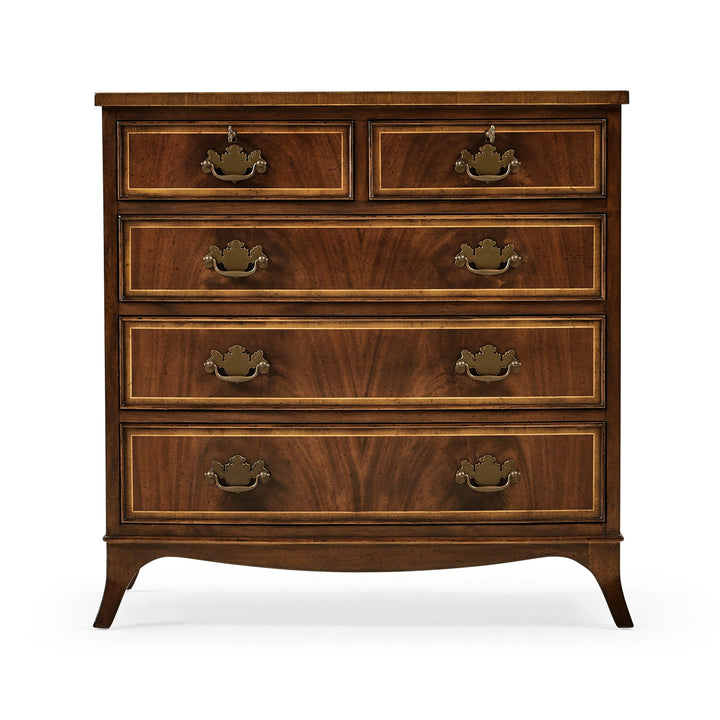 SwayLiving Buckingham Mahogany Bedside Chest of Drawers SIDEBOARDS + CREDENZAS