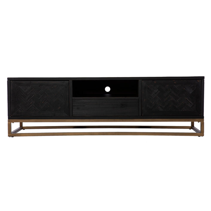 SwayLiving Dessingham Reclaimed Wood TV/Media Stand MEDIA + TV STANDS