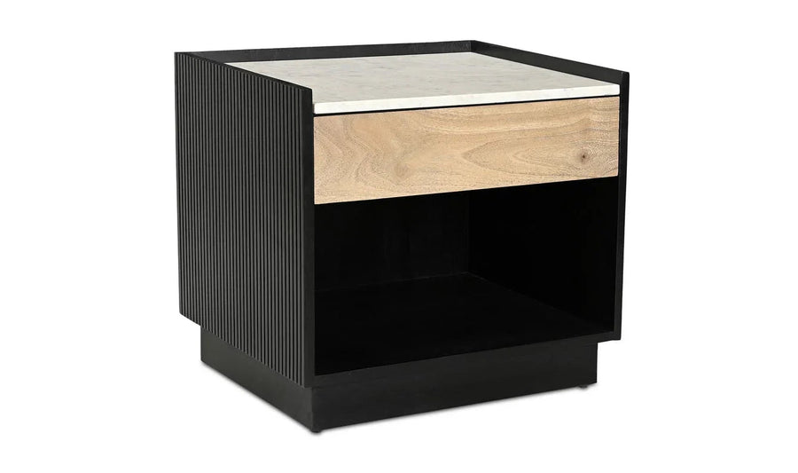 Carter Nightstand Black - SwayLiving