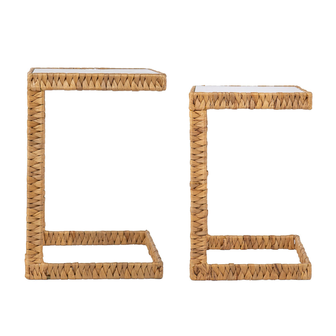SwayLiving Ismaya Water Hyacinth C Tables – 2pc Set ACCENT TABLES