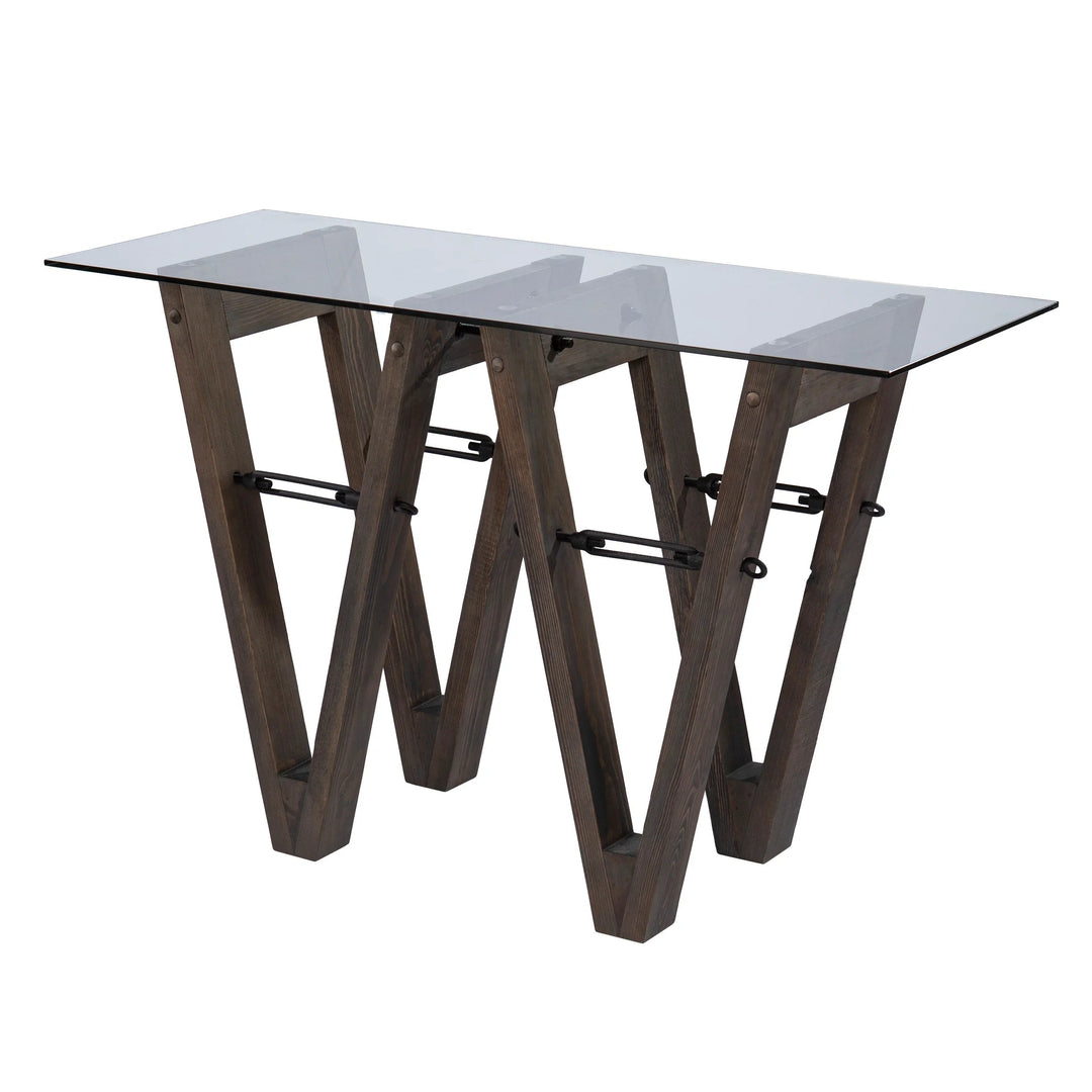 SwayLiving Garrinston Reclaimed Wood Console Table CONSOLE TABLES