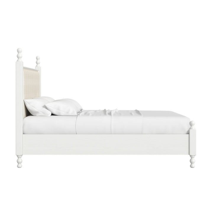 Haven QN Uph Finial Bed
