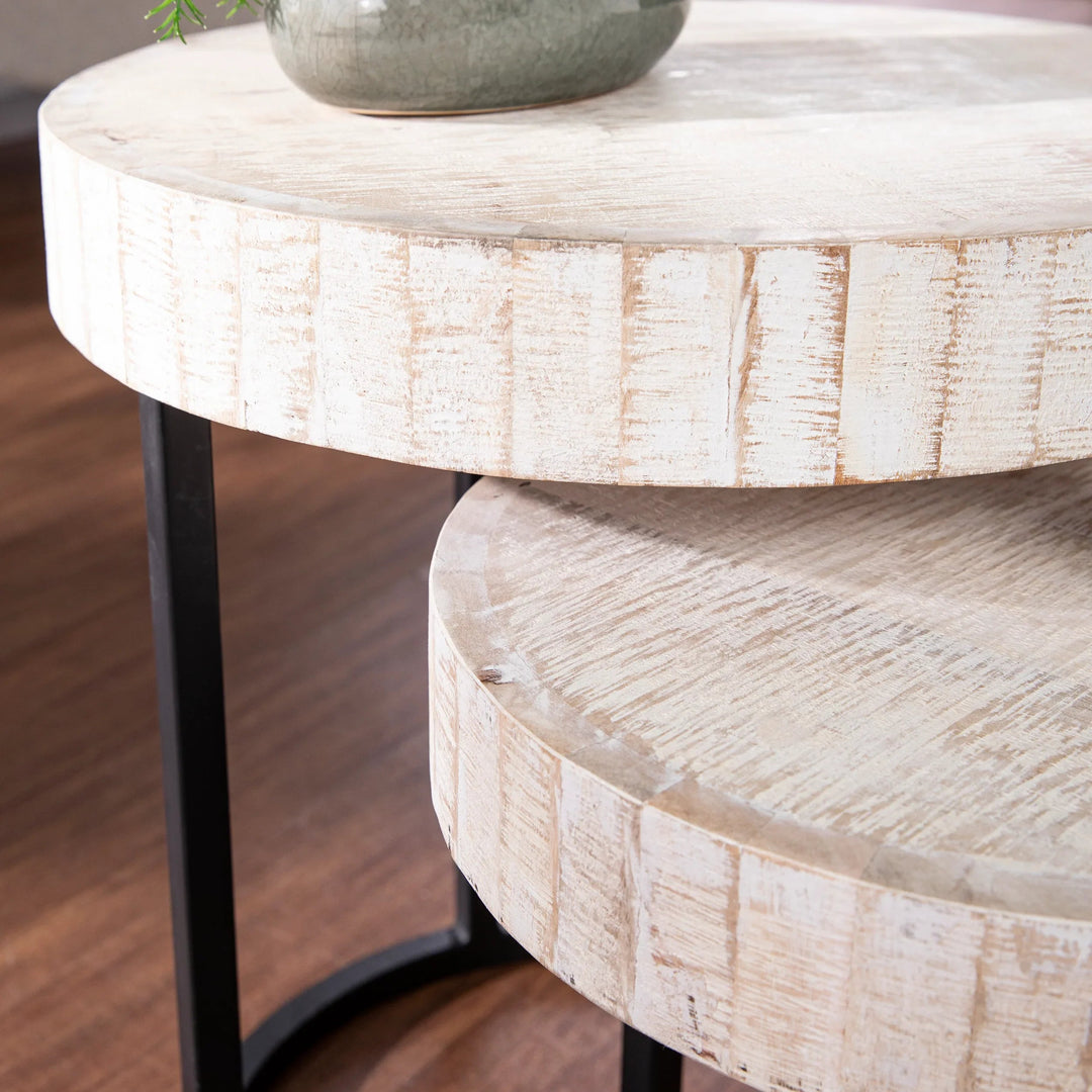 SwayLiving Kennerly Nesting Side Tables – 2pc Set ACCENT TABLES