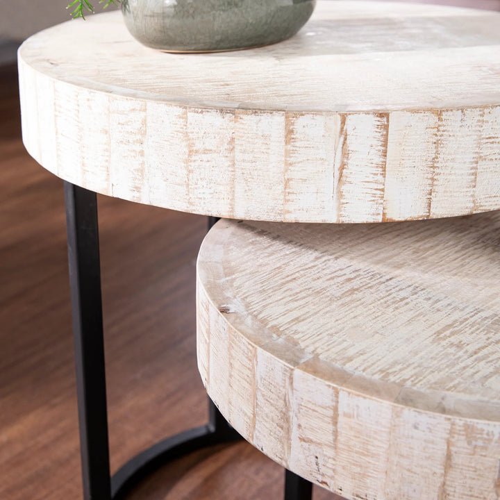 SwayLiving Kennerly Nesting Side Tables – 2pc Set ACCENT TABLES
