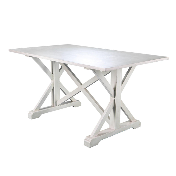 SwayLiving Cardwell Distressed Farmhouse Dining Table DINING TABLES