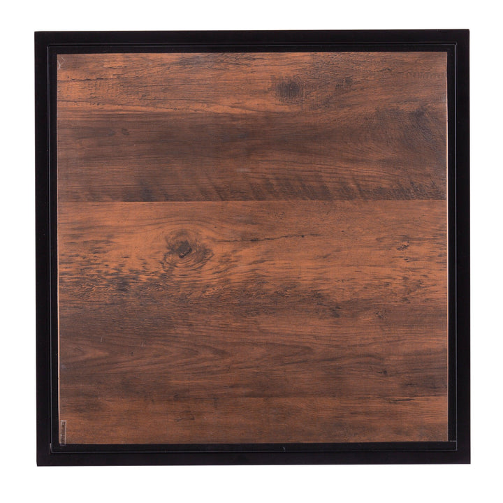 SwayLiving Olivern Glass-Top End Table w/ Storage ACCENT TABLES