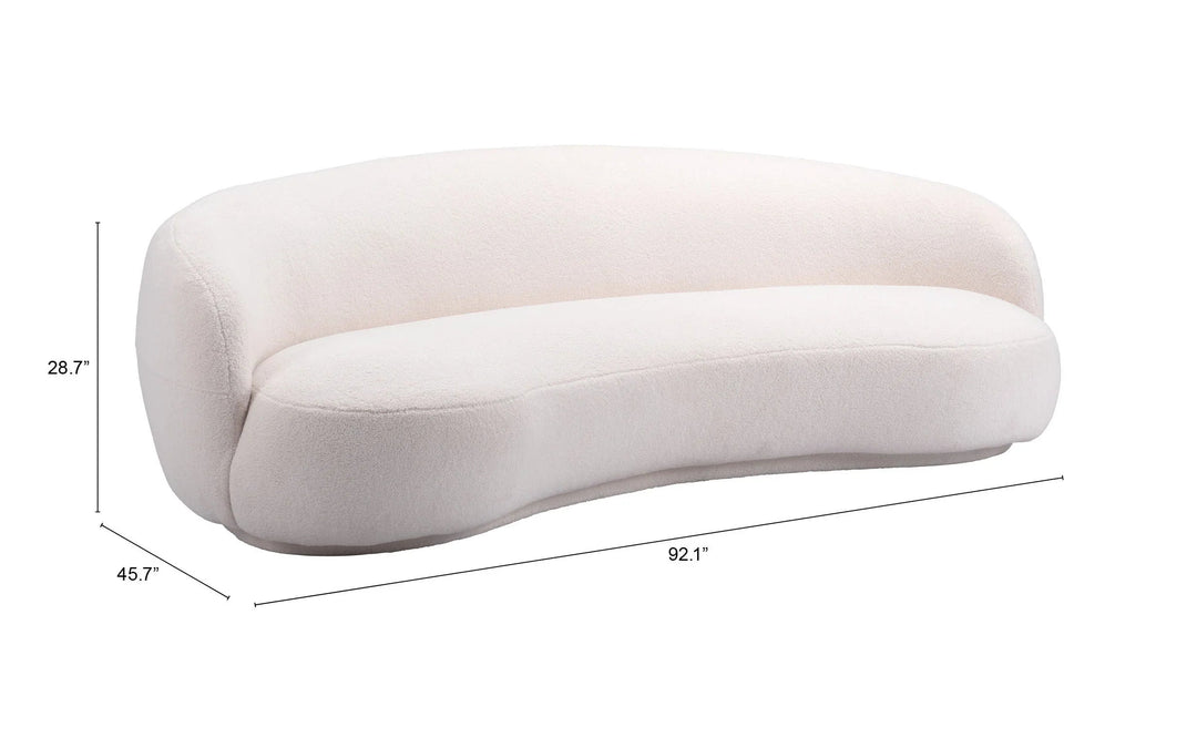 SwayLiving Tibet Sofa Cream SOFAS + SECTIONALS