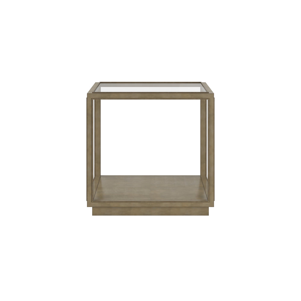 Glaze End Table-Quartz