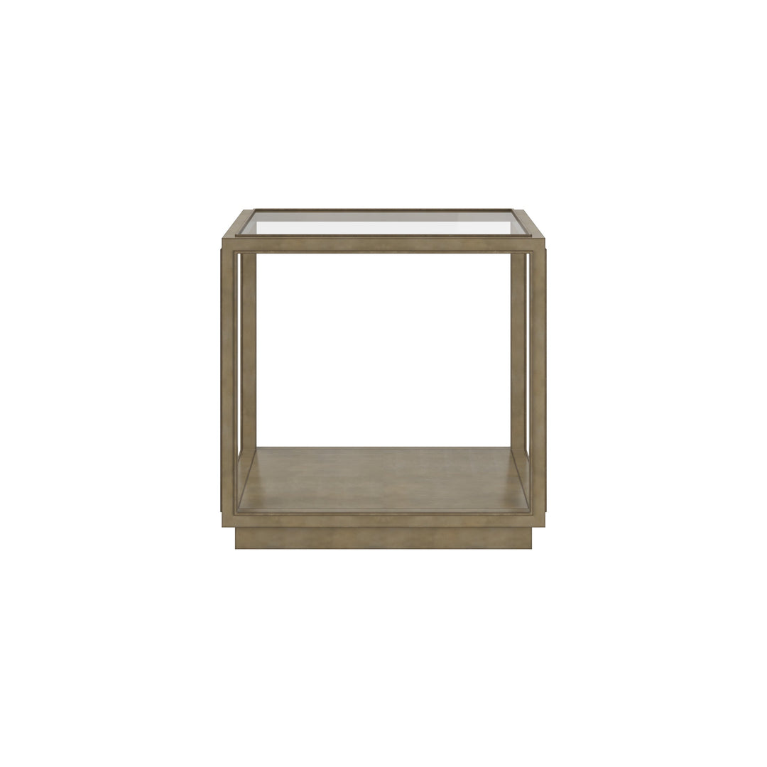 Glaze End Table-Quartz