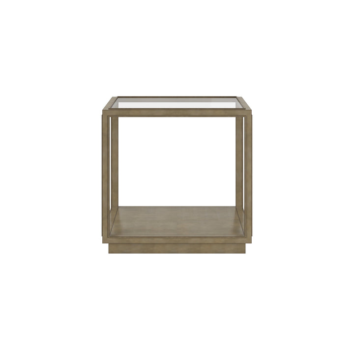 Glaze End Table-Quartz