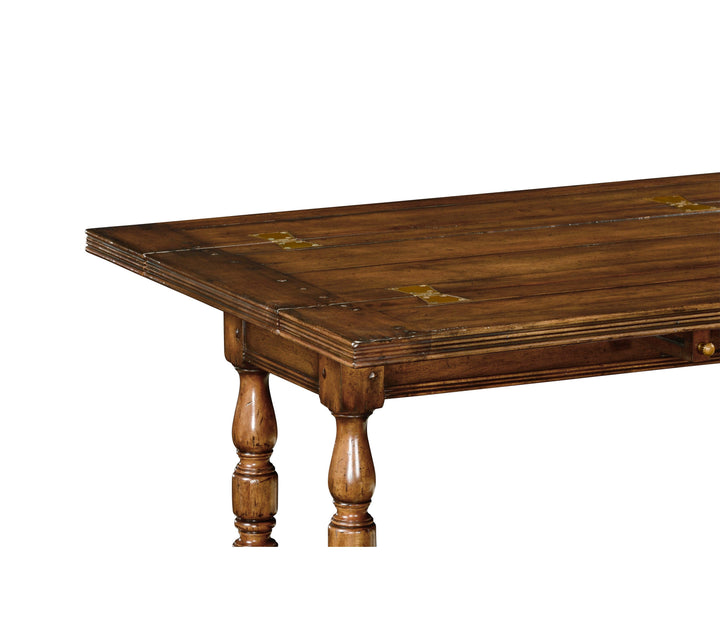 SwayLiving Casual Accents Small Walnut Hunt Table CONSOLE TABLES