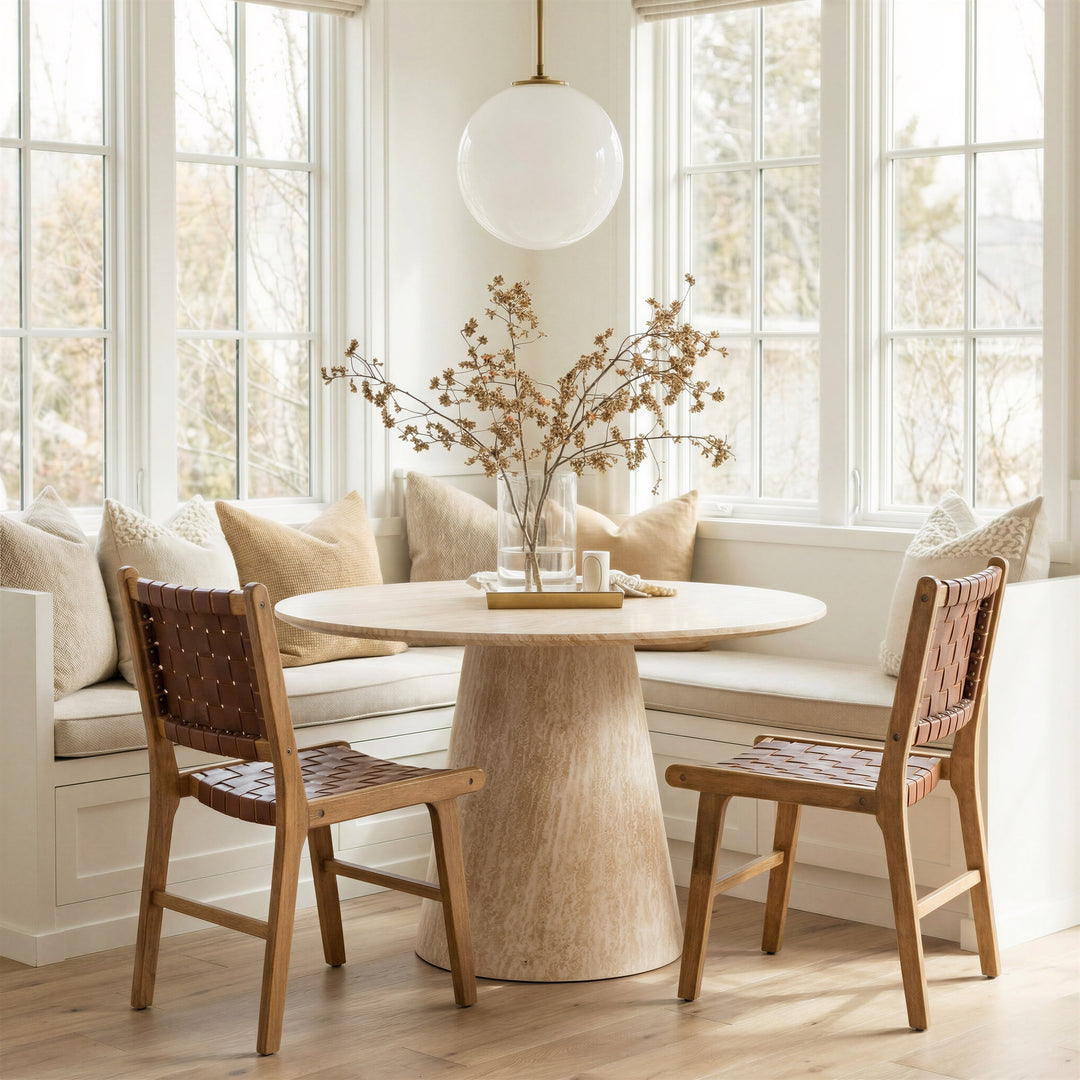 Feder Dining Chair (Set of 2) Brown