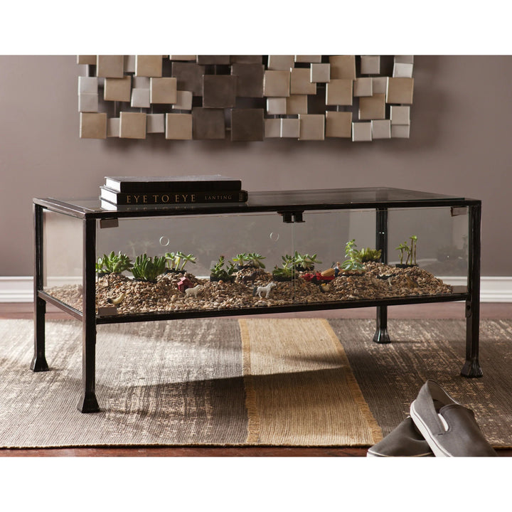 SwayLiving Terrarium Display Cocktail Table COFFEE TABLES
