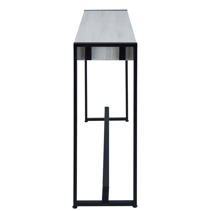 SwayLiving Holly & Martin Macen Console - Black w/ Distressed White CONSOLE TABLES