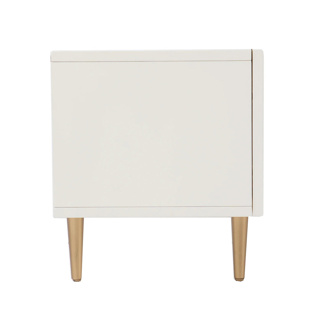 SwayLiving Pilston 4-Door Media Console MEDIA + TV STANDS