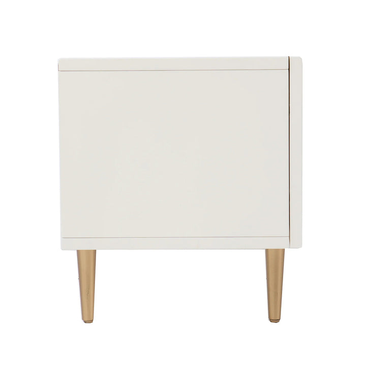 SwayLiving Pilston 4-Door Media Console MEDIA + TV STANDS