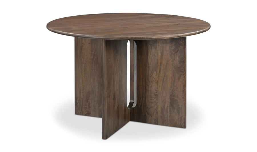 Stanley Dining Table Dark Brown - SwayLiving