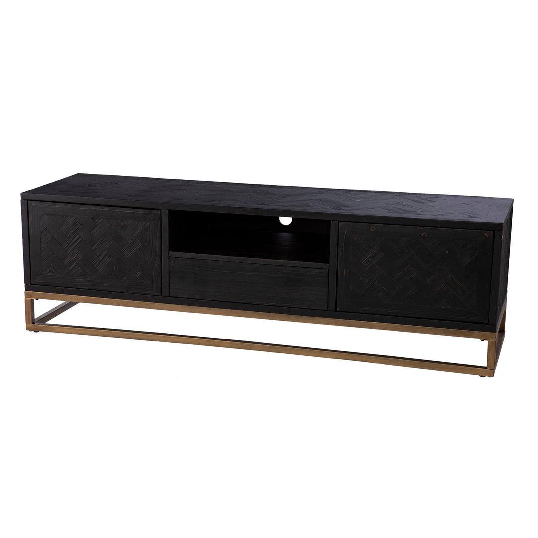 SwayLiving Dessingham Reclaimed Wood TV/Media Stand MEDIA + TV STANDS