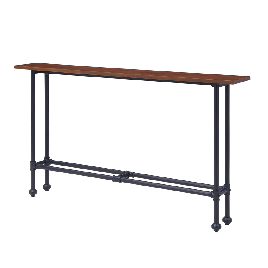 SwayLiving Agnew Console Table - Black w/ Espresso CONSOLE TABLES