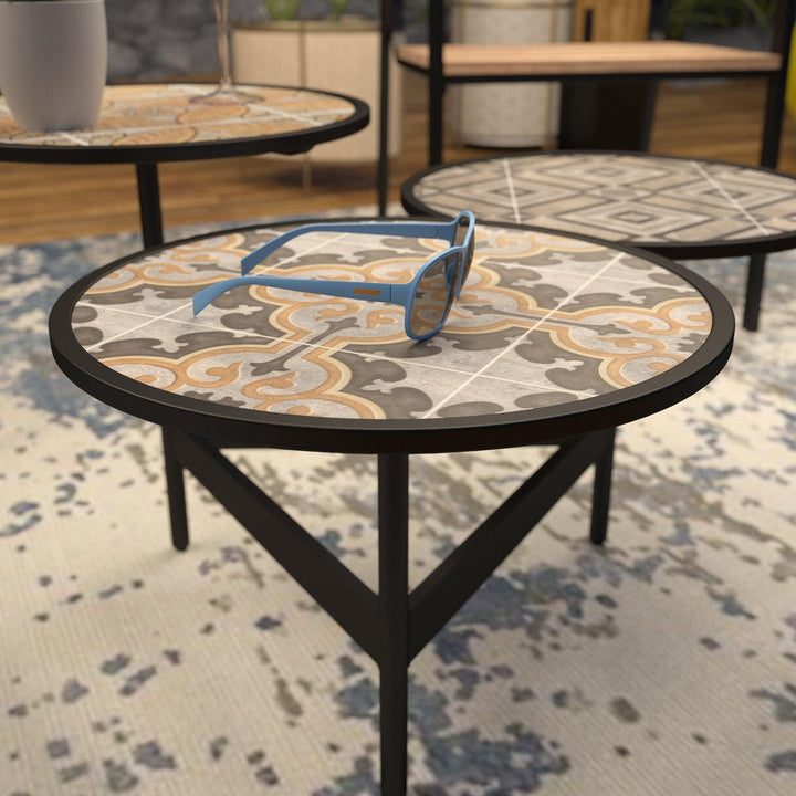 SwayLiving Lorengo Outdoor 3-Tier Cocktail Table OUTDOOR COFFEE TABLES