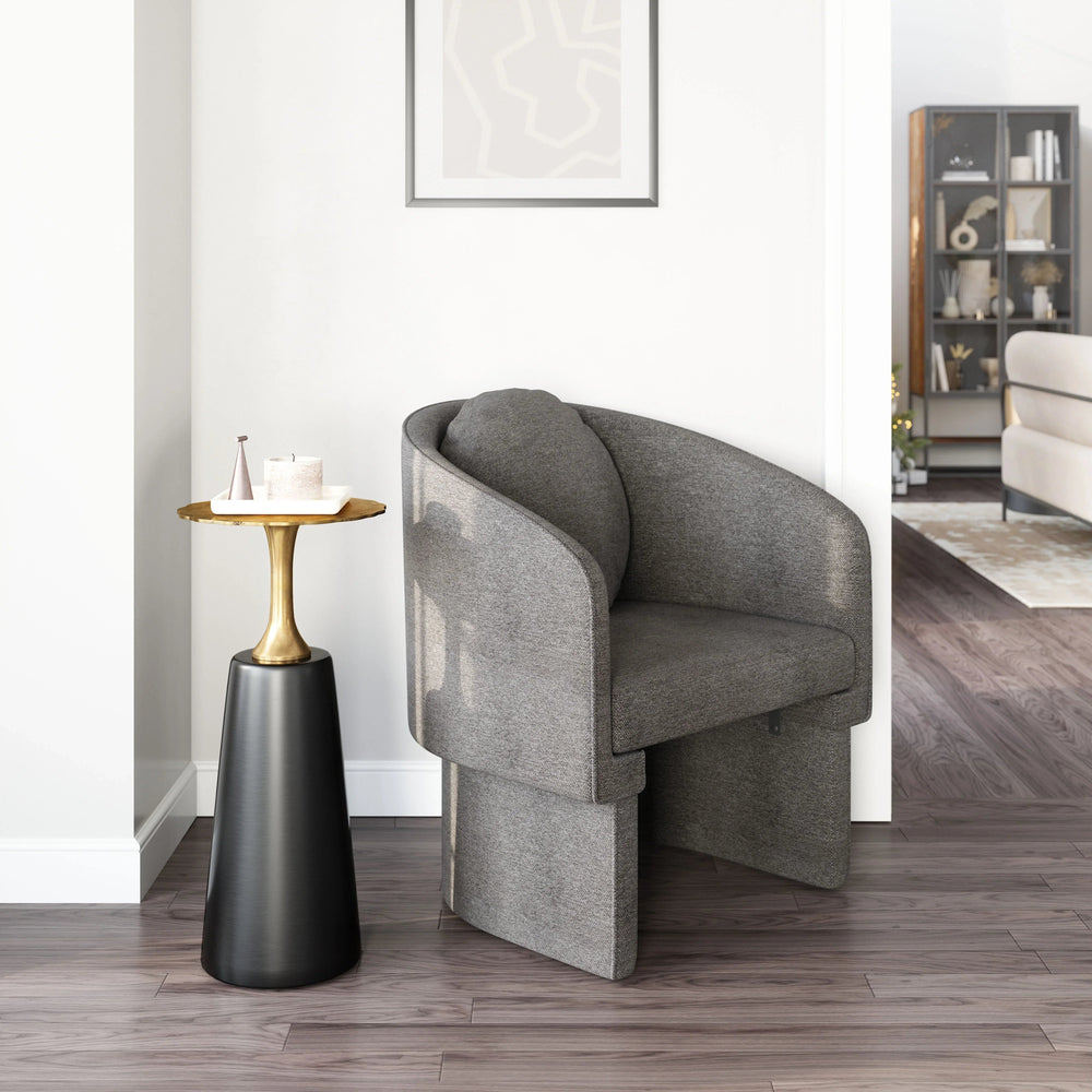SwayLiving Olya Accent Chair Truffle Gray ACCENT + LOUNGE CHAIRS