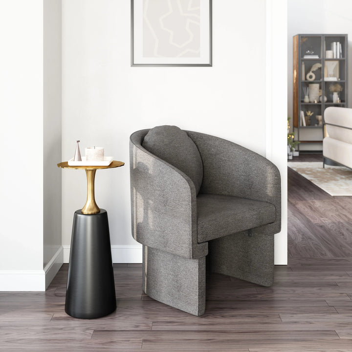 SwayLiving Olya Accent Chair Truffle Gray ACCENT + LOUNGE CHAIRS