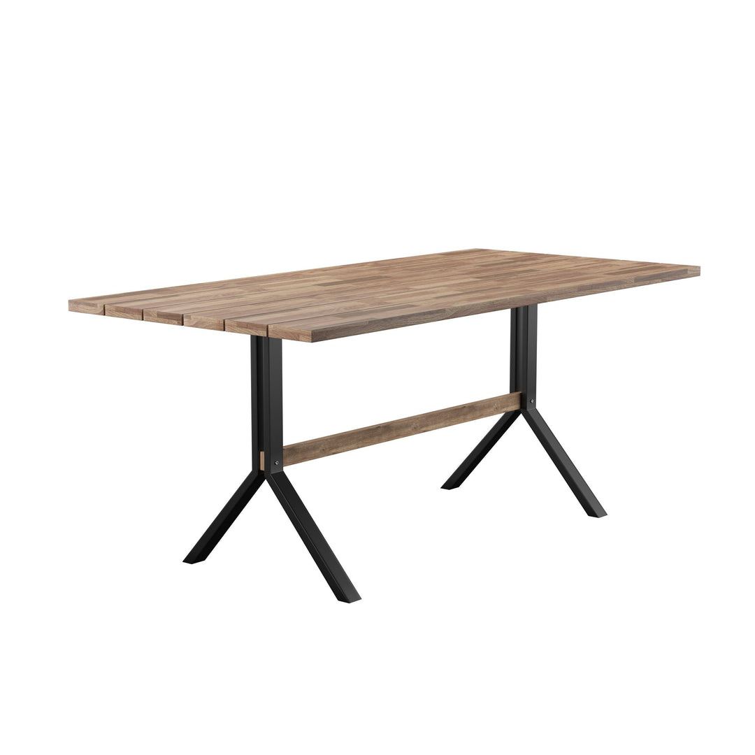 SwayLiving Standlake Slatted Outdoor Dining Table OUTDOOR DINING TABLES