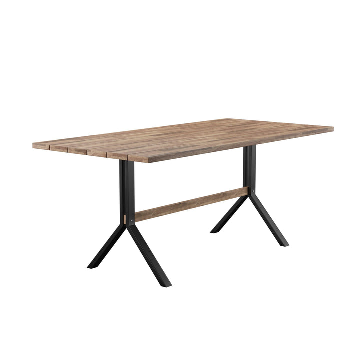 SwayLiving Standlake Slatted Outdoor Dining Table OUTDOOR DINING TABLES