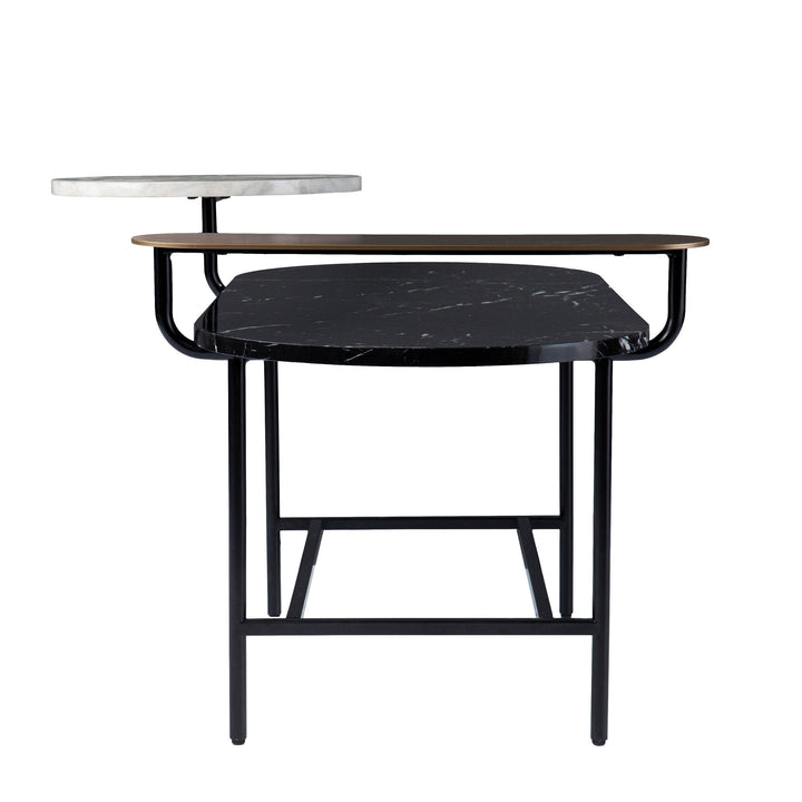 SwayLiving Arcklid Faux Marble Cocktail Table w/ Storage COFFEE TABLES