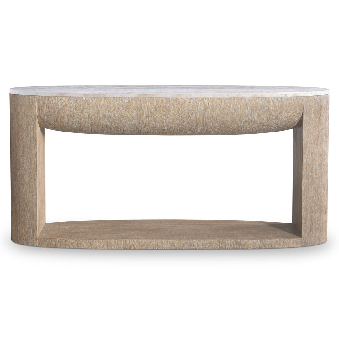 Loggia Oval Console Table