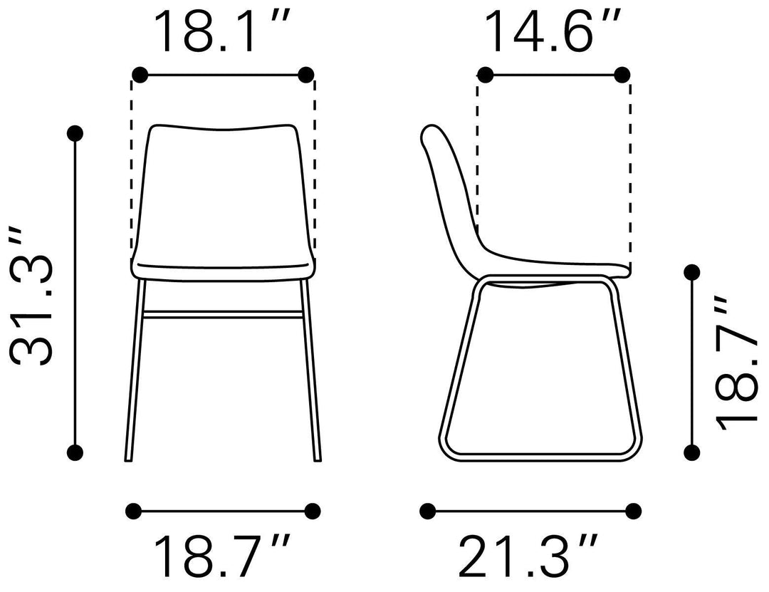 SwayLiving Smart Dining Chair Set - Set of 2 DINING CHAIRS