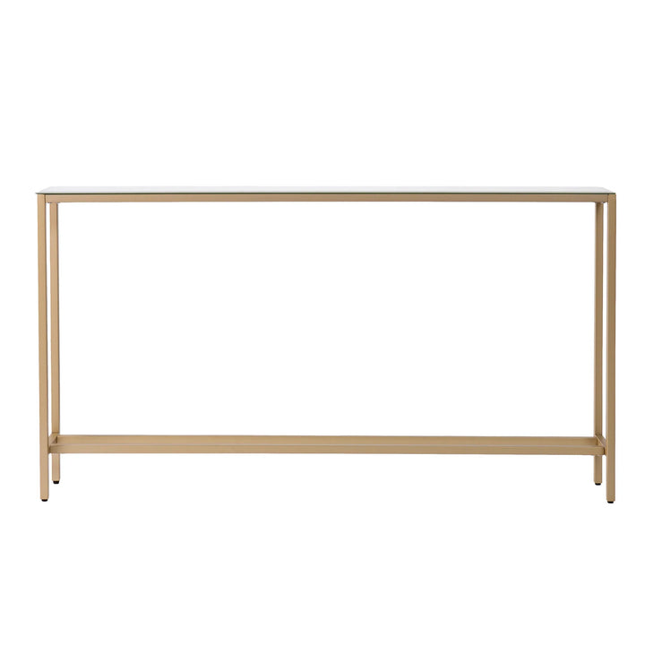 SwayLiving Darrin Long Console Table - Gold CONSOLE TABLES