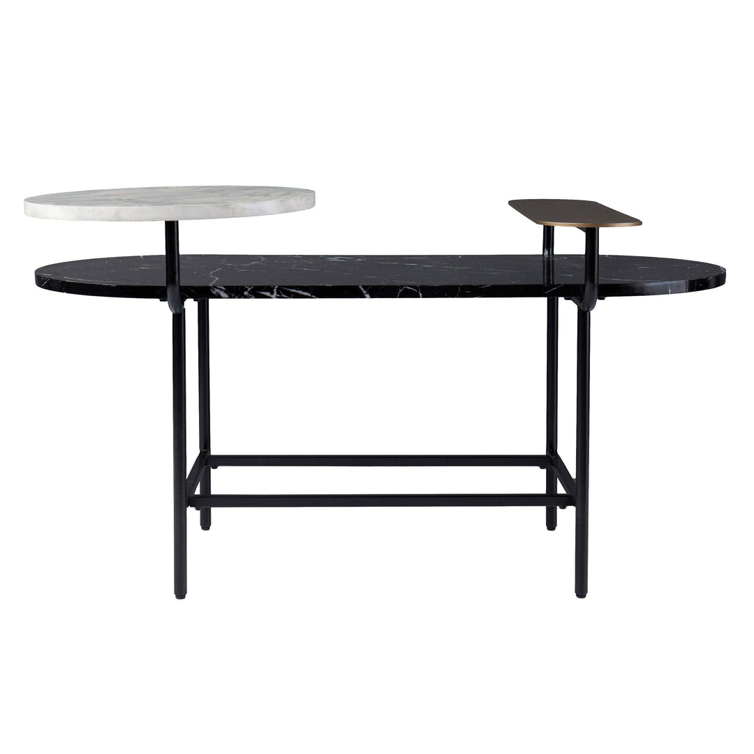 SwayLiving Arcklid Faux Marble Cocktail Table w/ Storage COFFEE TABLES