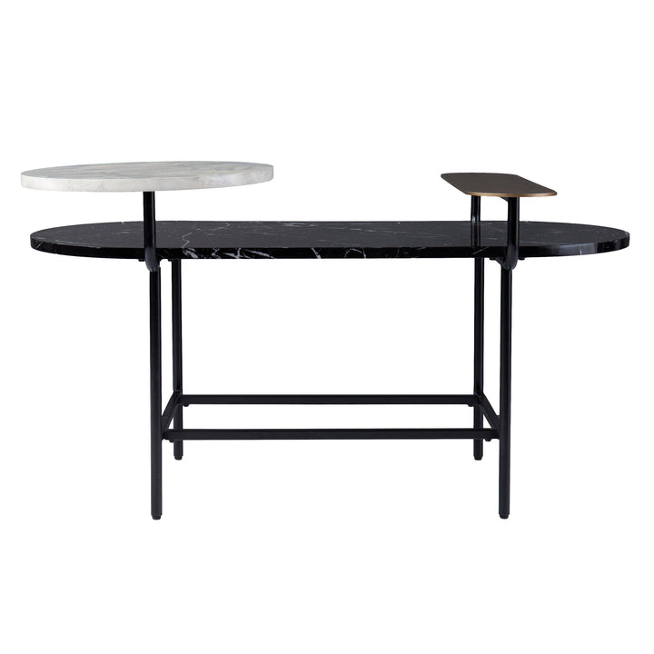 SwayLiving Arcklid Faux Marble Cocktail Table w/ Storage COFFEE TABLES