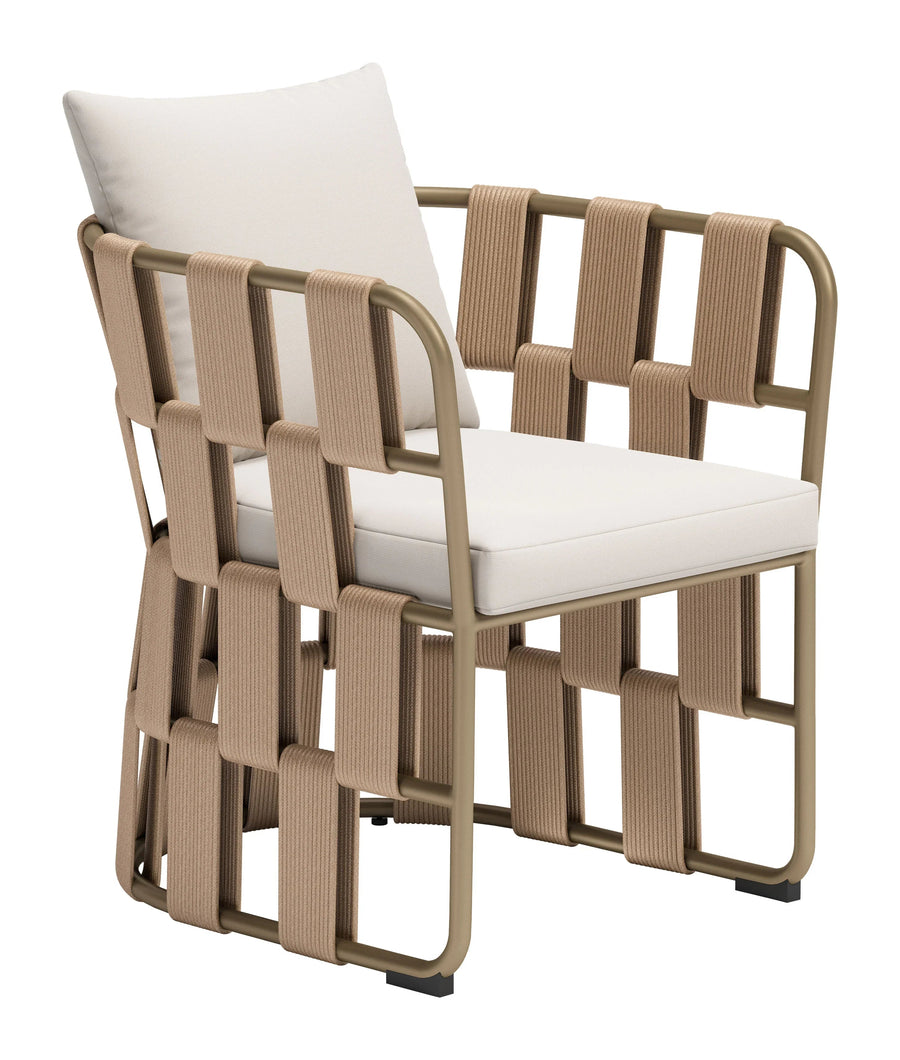 SwayLiving Quadrat Dining Chair White OUTDOOR DINING CHAIRS