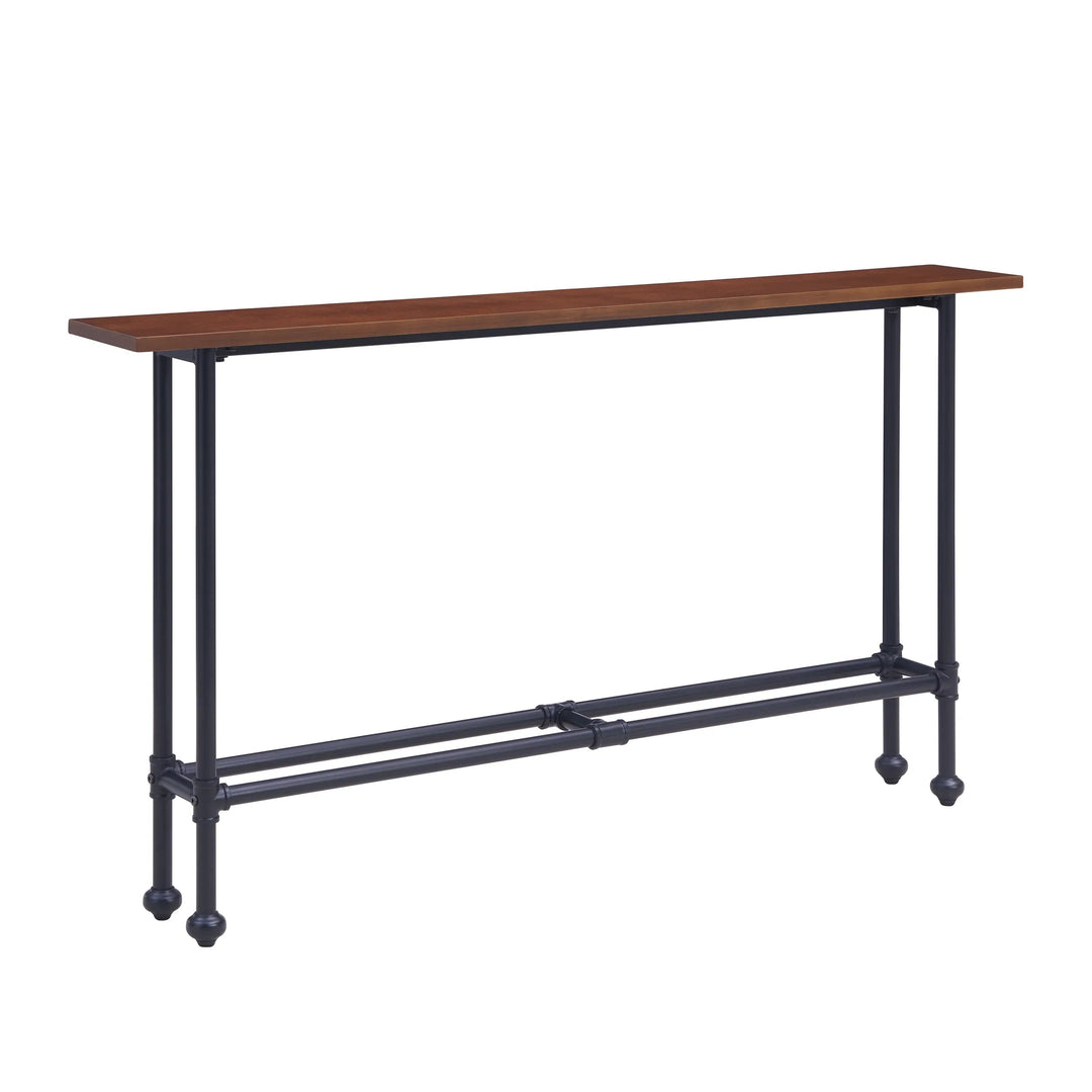 SwayLiving Agnew Console Table - Black w/ Espresso CONSOLE TABLES