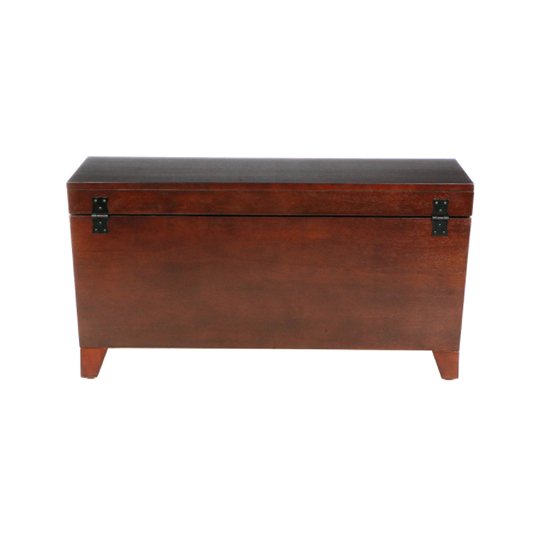 SwayLiving Pyramid Trunk Cocktail Table - Espresso COFFEE TABLES