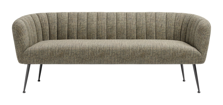 Deco Sofa Green Tweed