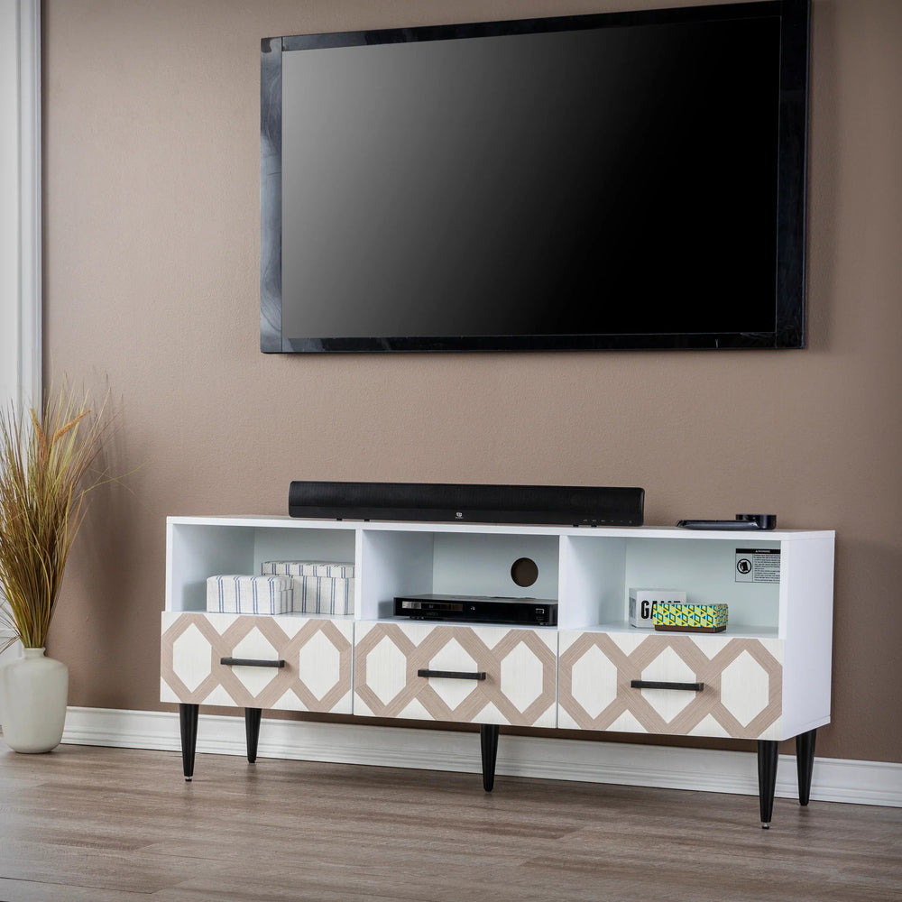 SwayLiving Eltisley TV Stand with Storage MEDIA + TV STANDS