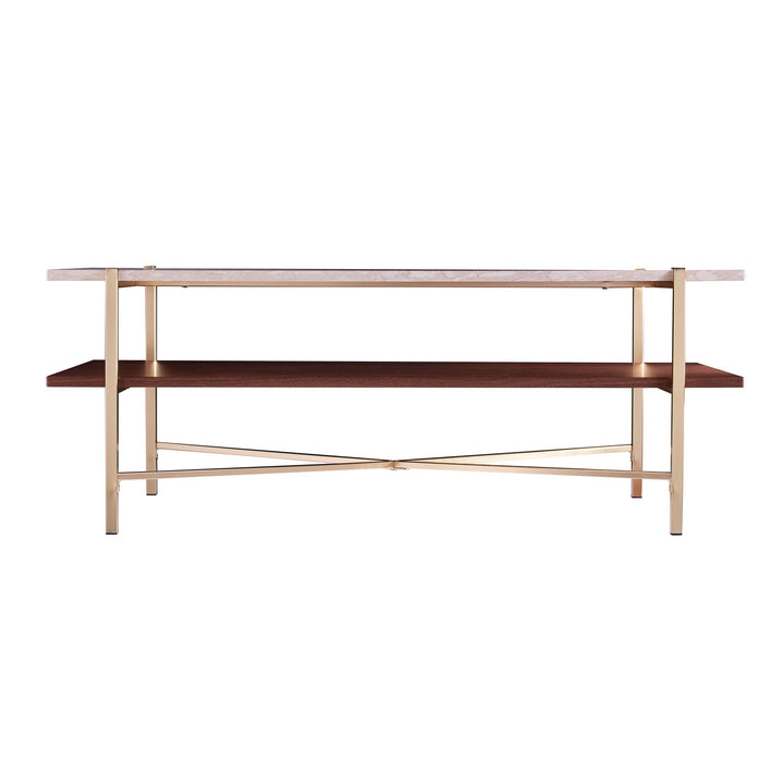 SwayLiving Ardmillan Rectangular Cocktail Table w/ Storage COFFEE TABLES
