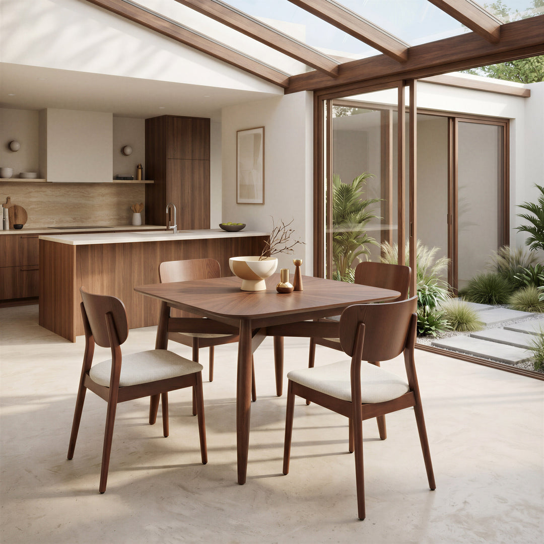 Silea Square Dining Table Espresso