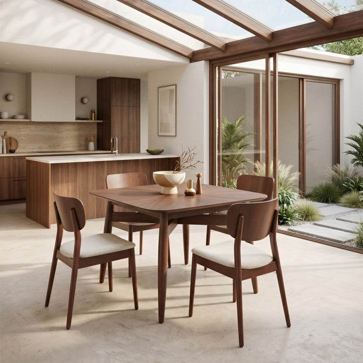 Silea Square Dining Table Espresso
