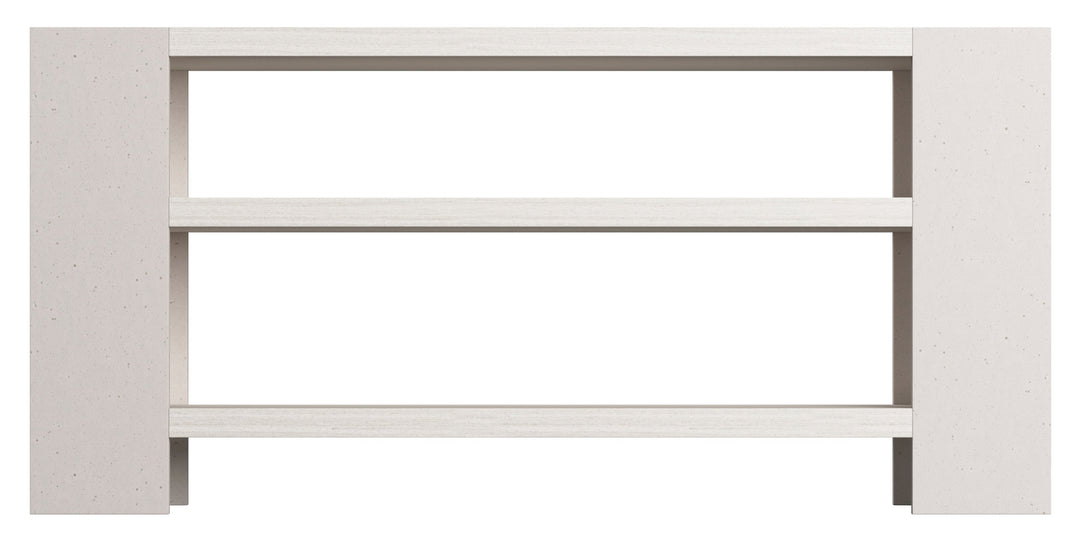Stratum Console Table with Shelves